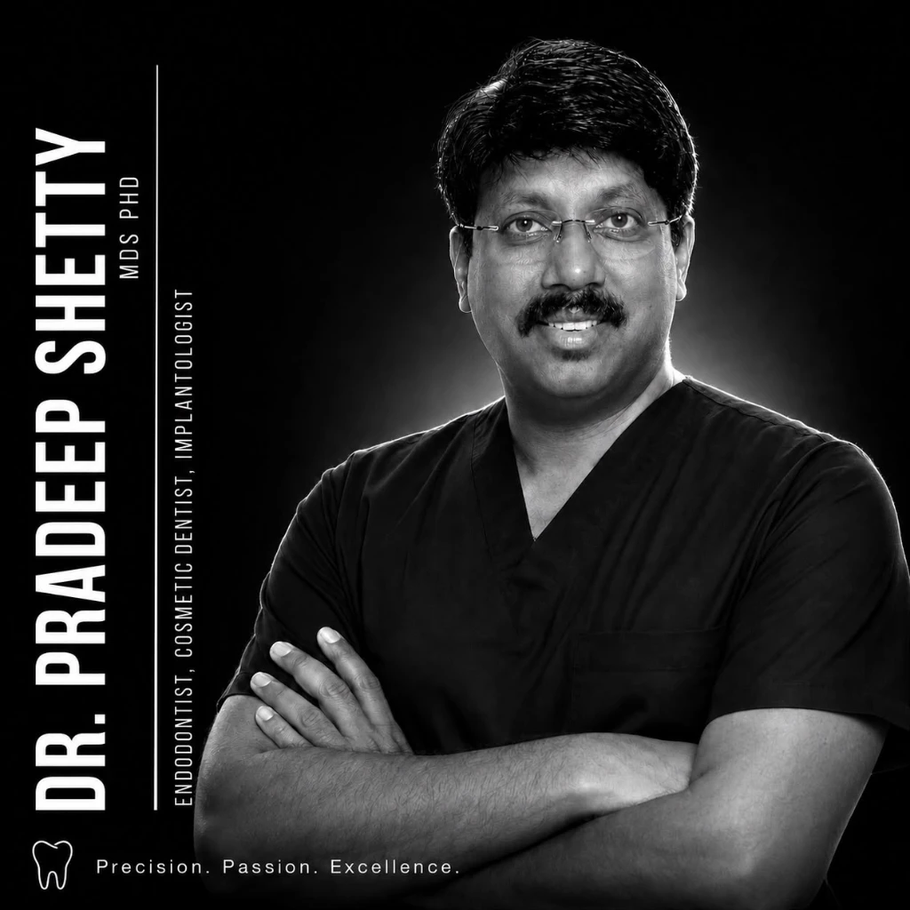 Dr. Pradeep Shetty MDS PhD Executive Portrait
